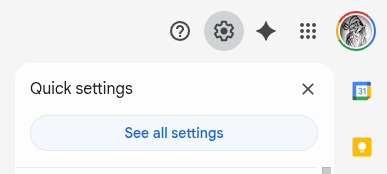 image showing gear icon and see all settings